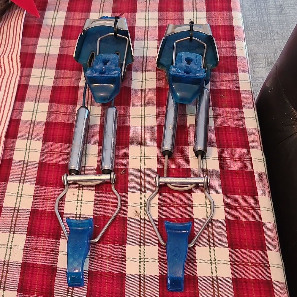 Black Diamond telemark bindings.